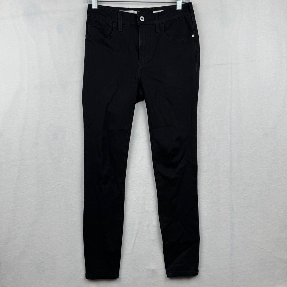 Pilcro and the Letterpress Anthropologie Black High Rise Denim‎ Leggings Size 27